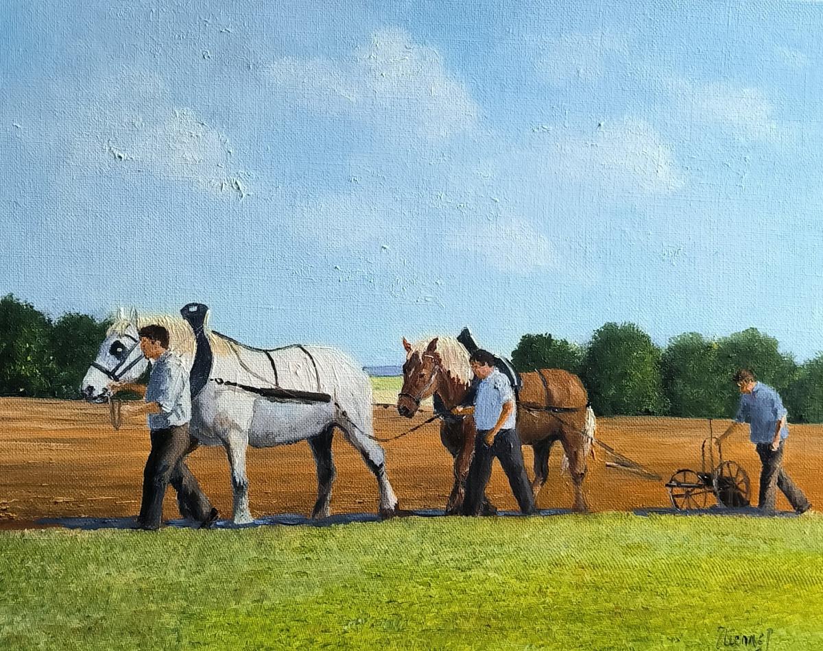 figuratif, bucolique, impressionniste, le labour